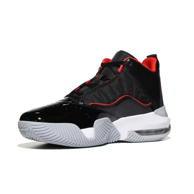 Jordan Stay Loyal scarpe ragazzo pelle nera