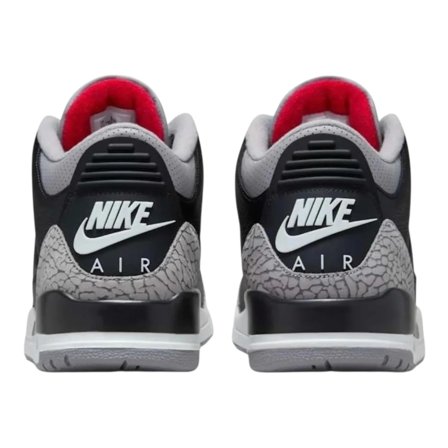 Nike Air Jordan 3 Retro scarpe uomo nero 11 pelle