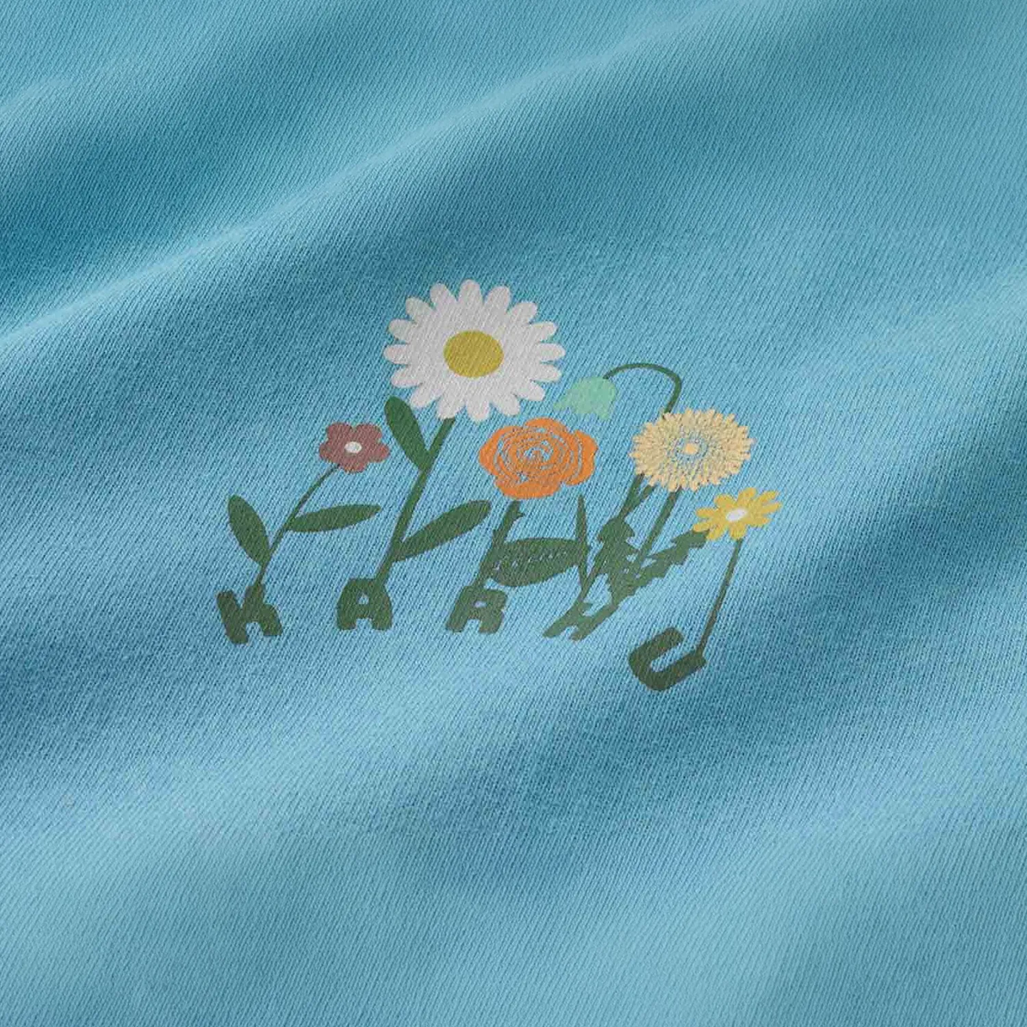 Karhu Flower Logo t-shirt Delphinium cotone