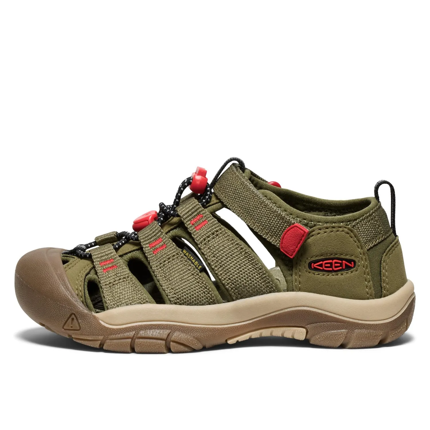 KEEN Newport H2 sandali bimbi verde arancio 4 Big Kid