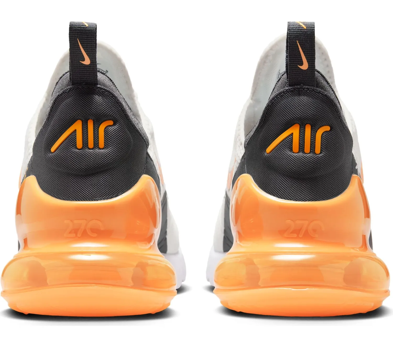 Nike Air Max 270 scarpe uomo bianco arancio 43 EU