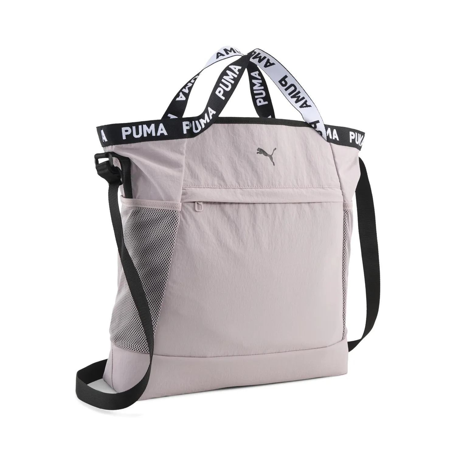PUMA AT Ess Tote Bag borsa shopper Puma Black quotidiana
