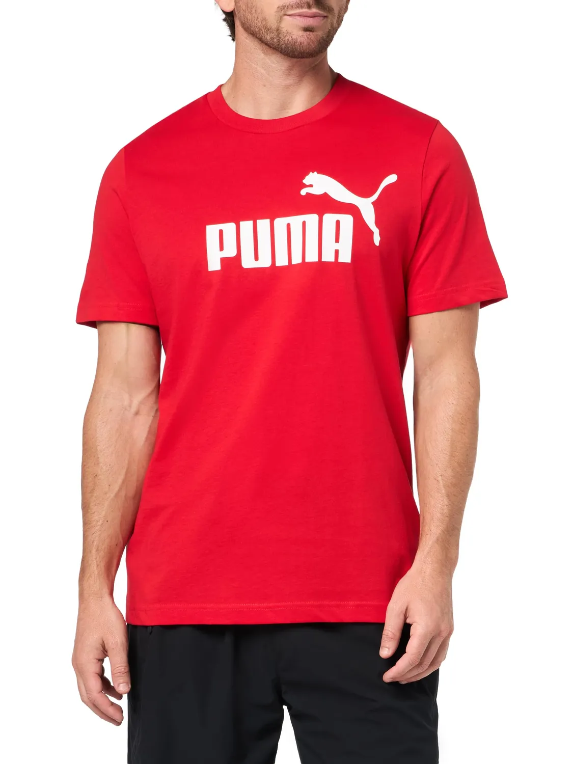 Puma Ess Small Logo Tee t-shirt bianca taglia S