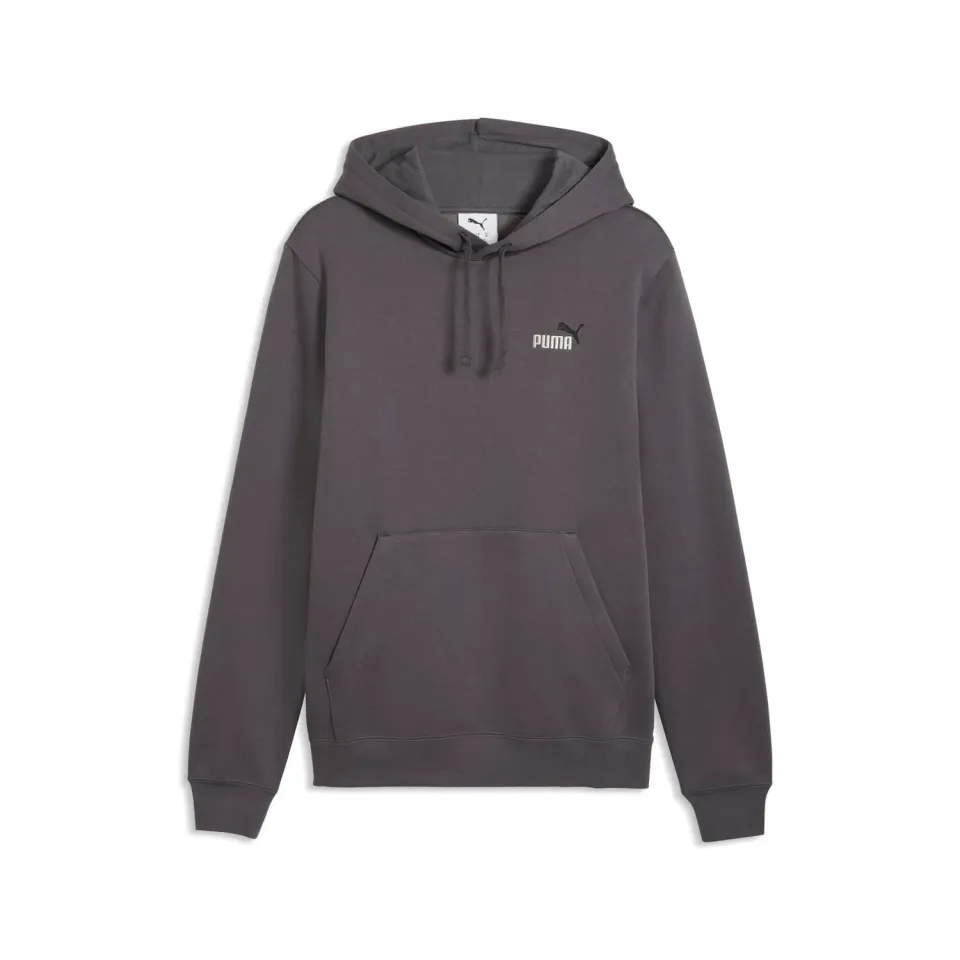 PUMA ESS 2 Color Small No.1 Hoodie felpa uomo grigia