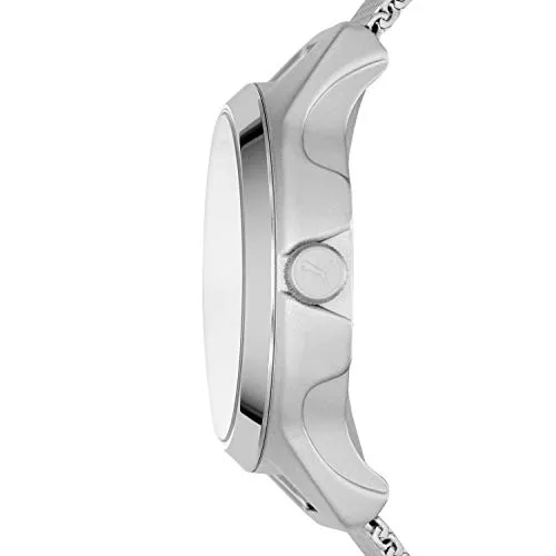 Puma Reset V1 P5005 Orologio Acciaio Argento Quadrante Blu