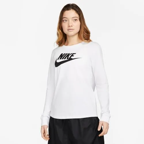 Nike NSW Tee Essntl LS ICN Ftra maglia donna M bicolore