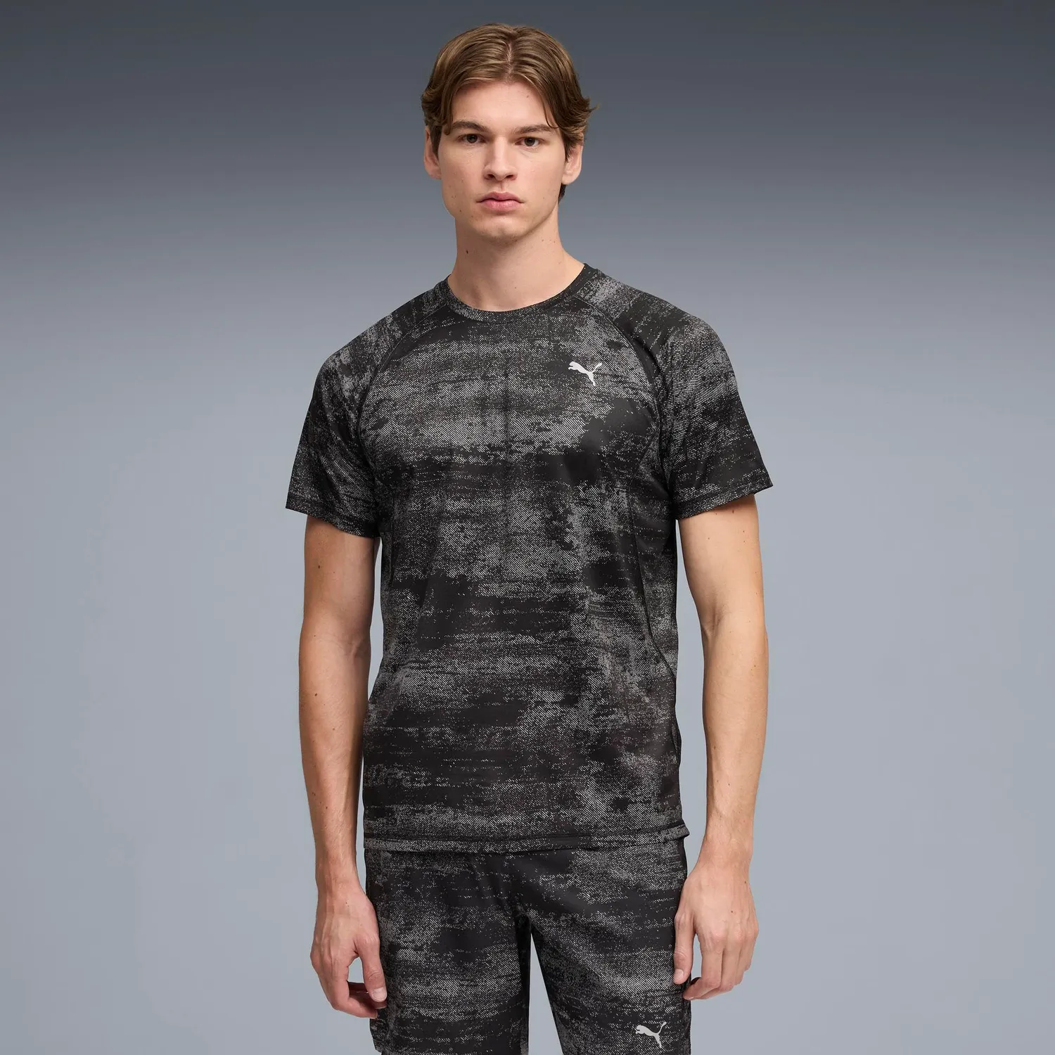 Puma Run Velocity AOP maglia running adulto traspirante