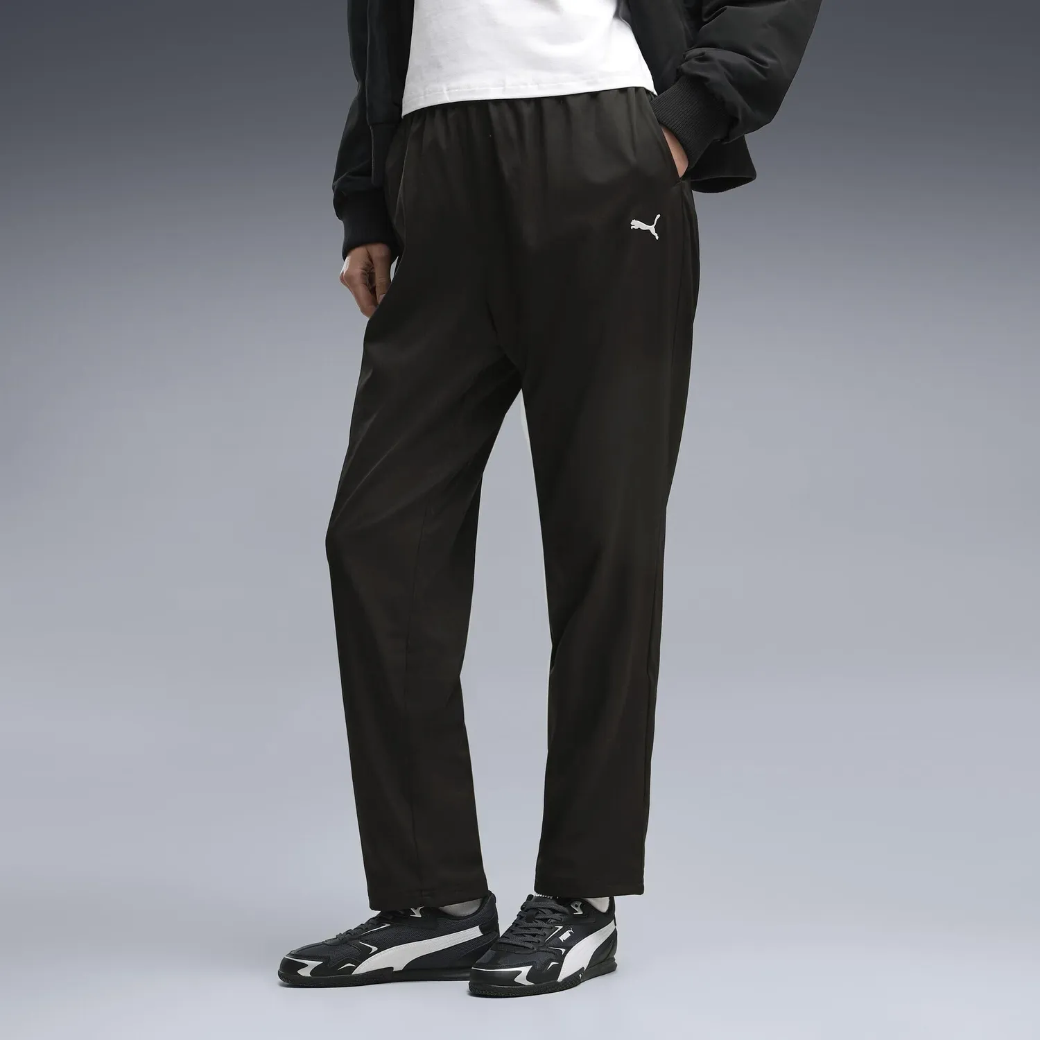 PUMA Ess Woven Pants OP pantaloni donna leggeri taglia S