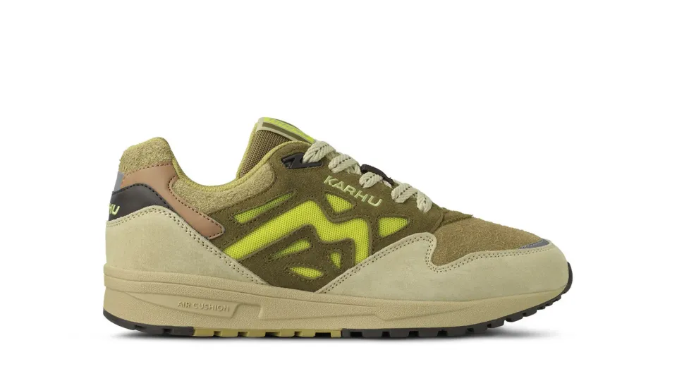 Karhu Legacy 96 sneakers Mojave Desert Wild Lime suede