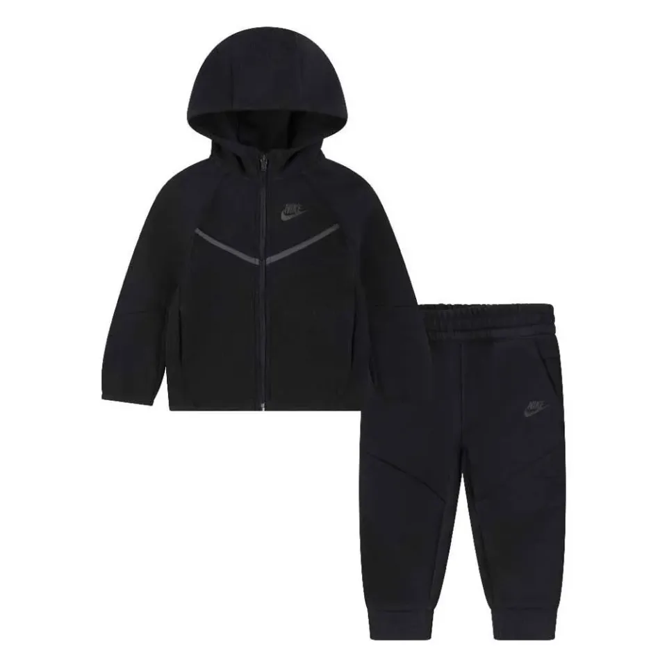 Nike Tech Fleece tuta bimbo pile grigio taglie bimbo