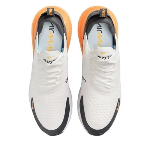 Nike Air Max 270 scarpe uomo 44 EU bianche arancioni