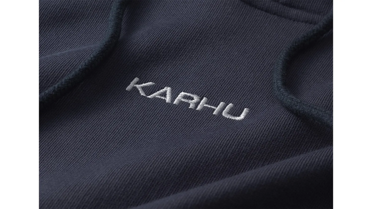 Karhu Logo felpa con cappuccio India Ink cotone 400 g