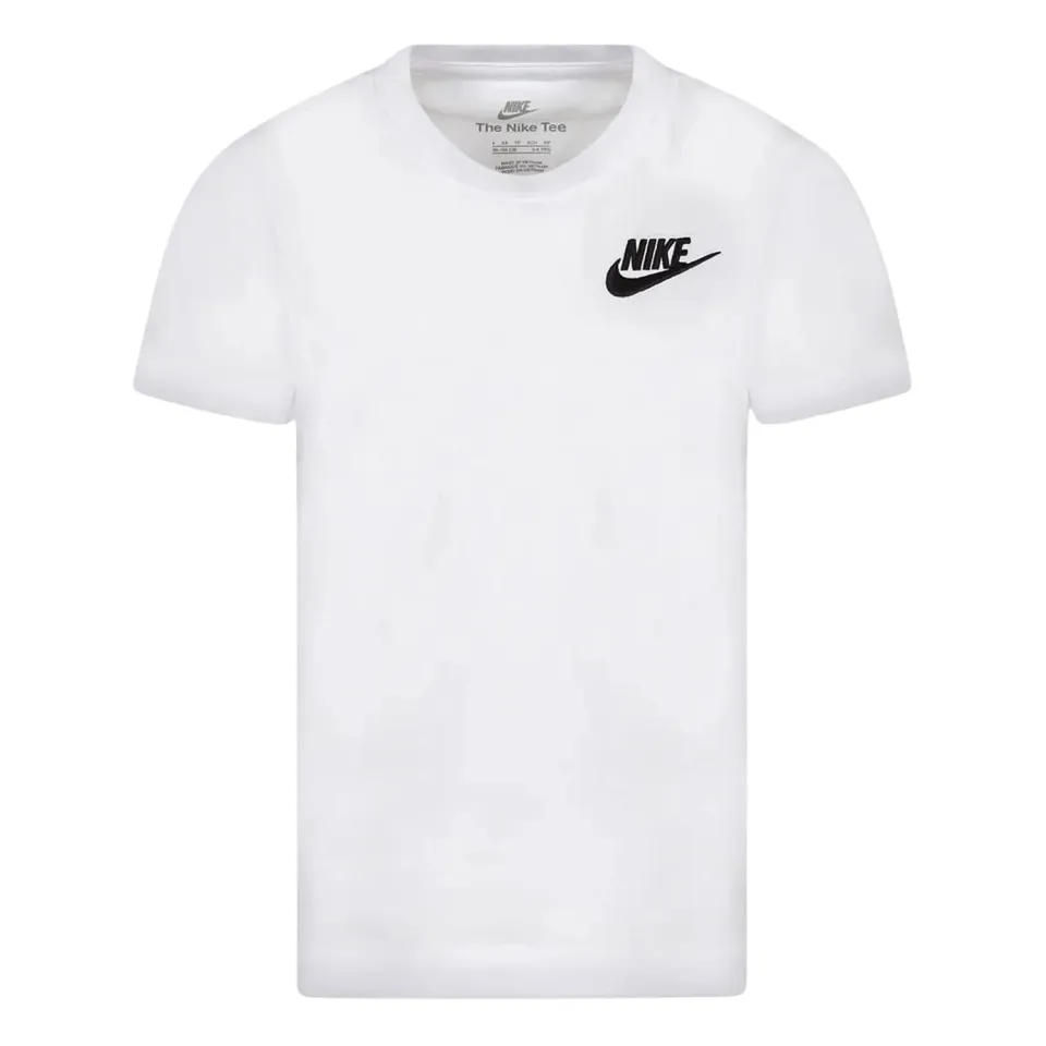 Nike Dri-Fit Felpa Zip Bambino 6-7 Anni Bianca Training