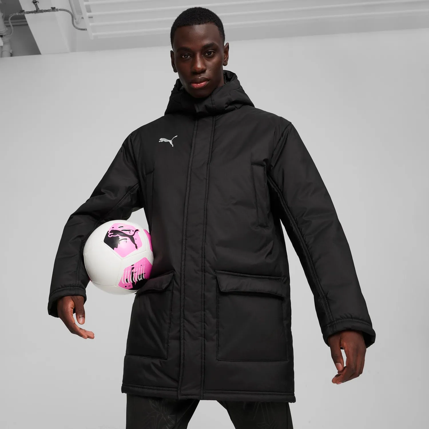 Puma Teamfinal giacca invernale uomo S imbottita nera