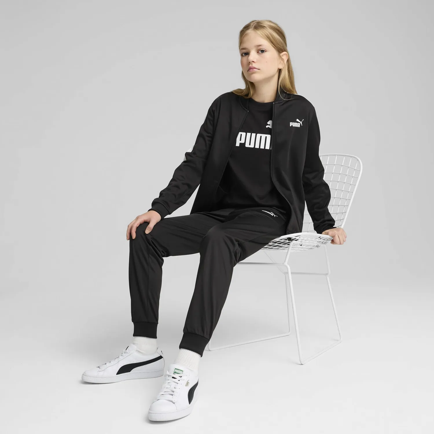 Puma Poly Baseball Suit tuta bambina poliestere