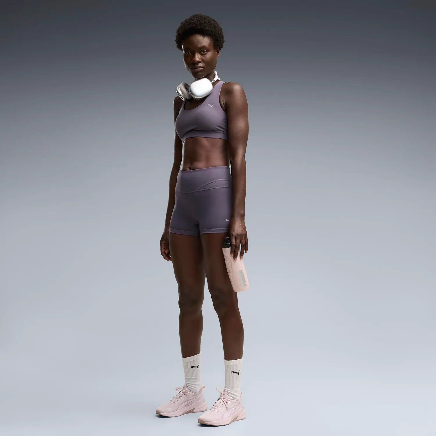 Puma Cloudspun Bra Mid reggiseno donna Inky Depths sostegno medio