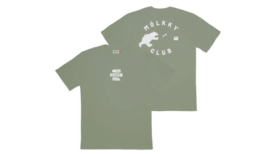 Karhu Mölkky Club t-shirt Laurel Oak cotone