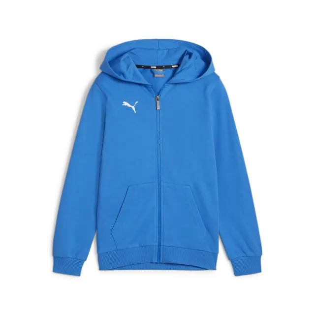 PUMA Teamgoal Hooded Jacket Jr felpa blu taglia 116