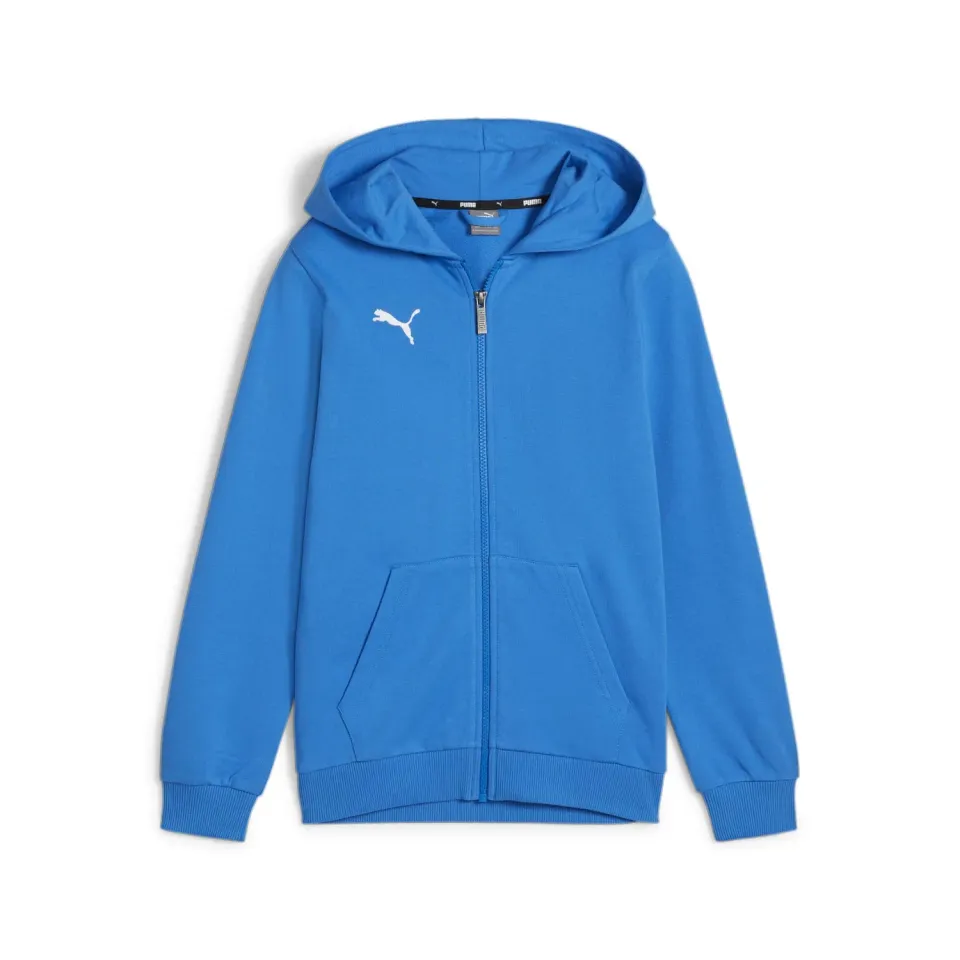 PUMA Teamgoal Hooded Jacket Jr felpa blu taglia 116