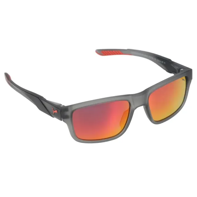 PUMA PU0359S-004 occhiali da sole uomo rettangolari sportivi