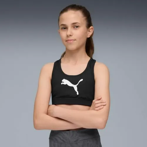 Puma Tad Ess Bra G top sportivo bambina nero 140