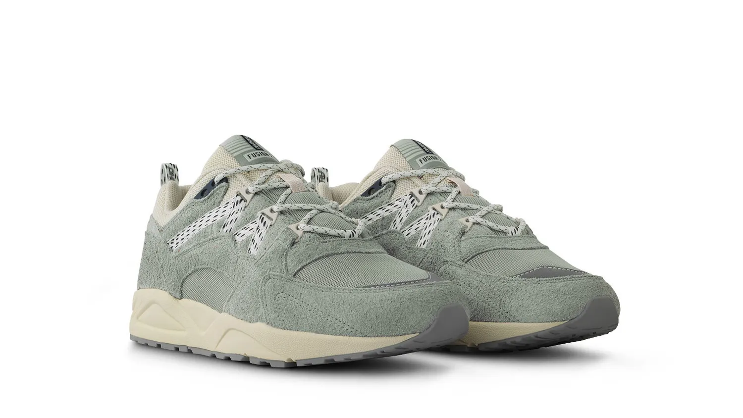 Karhu Fusion 2.0 scarpe Aqua Gray Blanc de Blanc chiare