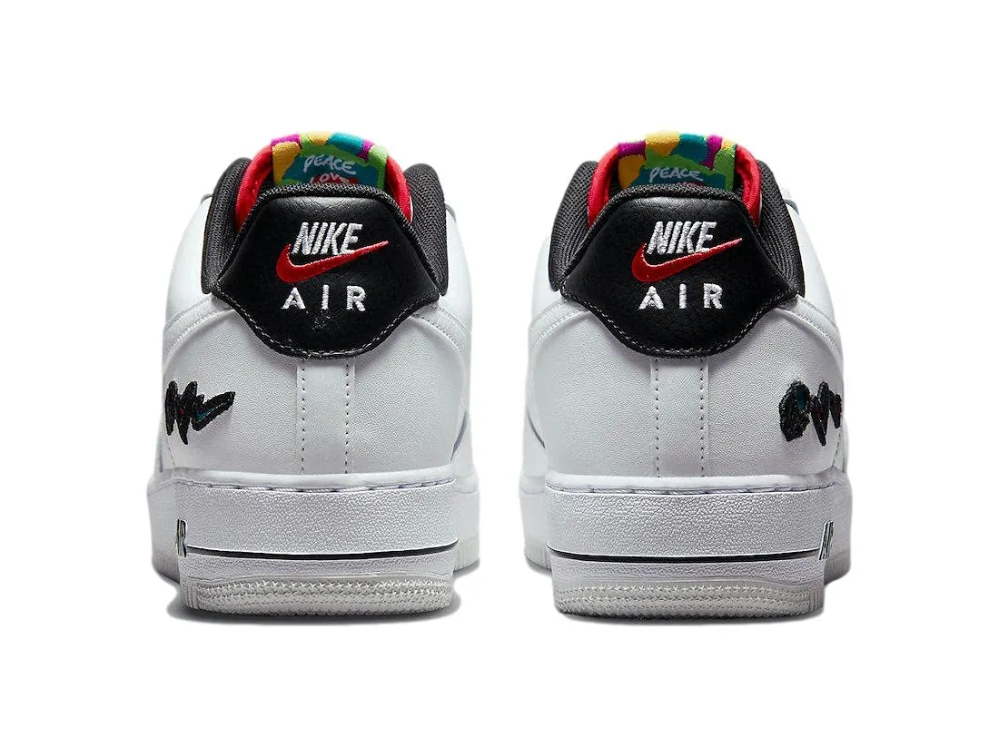 Nike Air Force 1 '07 DD8959 scarpe bianco nero 45,5