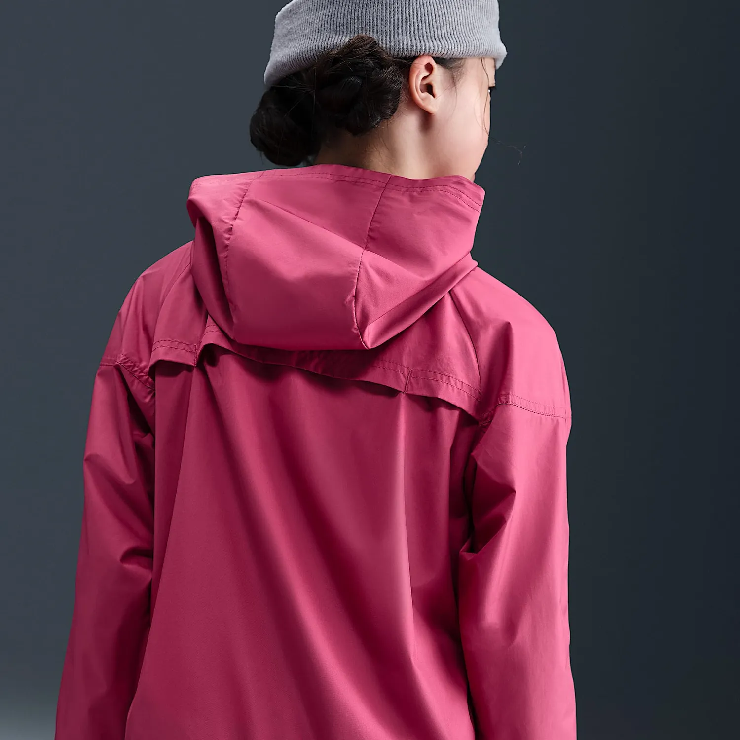 Nike Windrunner giacca bambini antipioggia con cappuccio