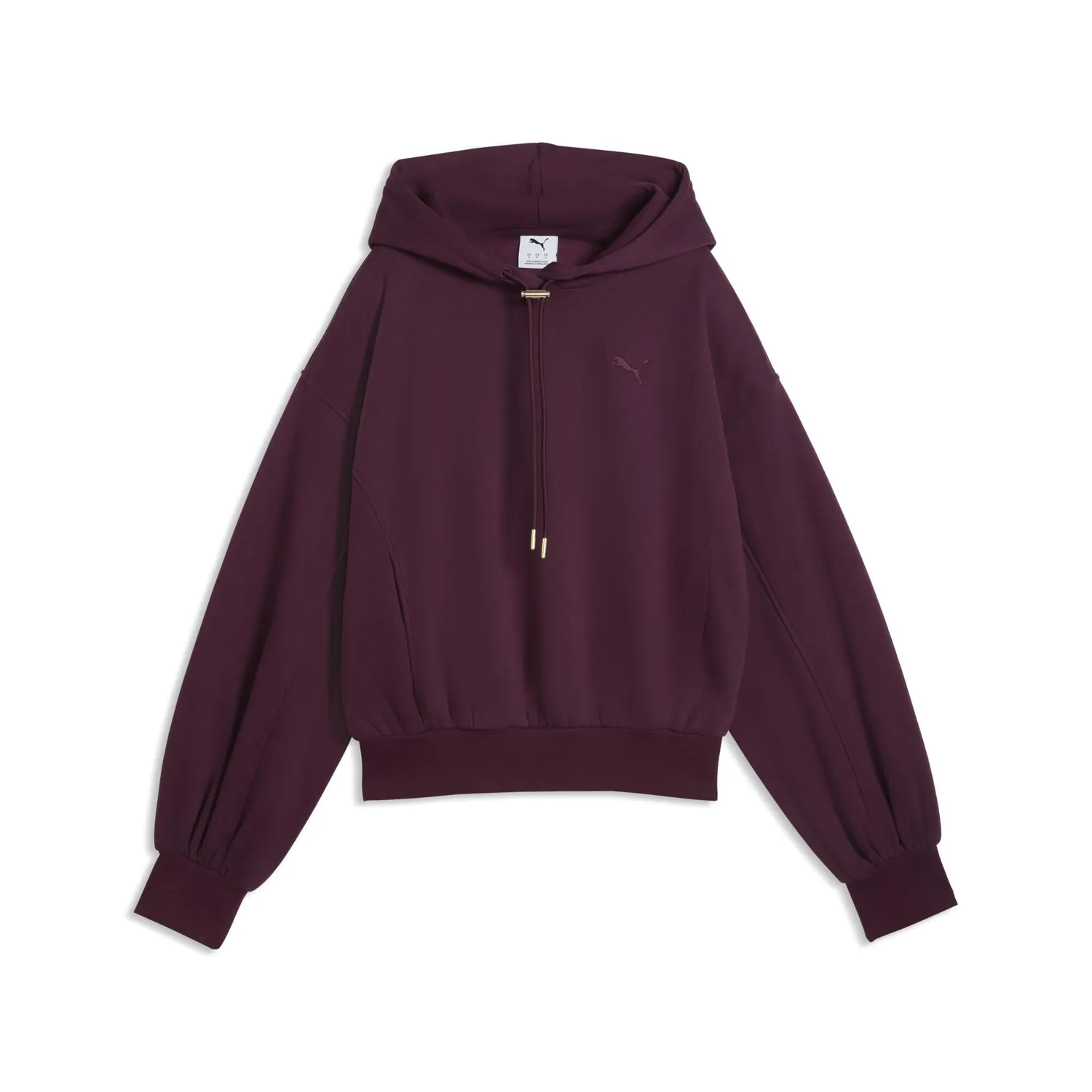 PUMA HER Relaxed FL felpa donna XS Chocolate Fondue