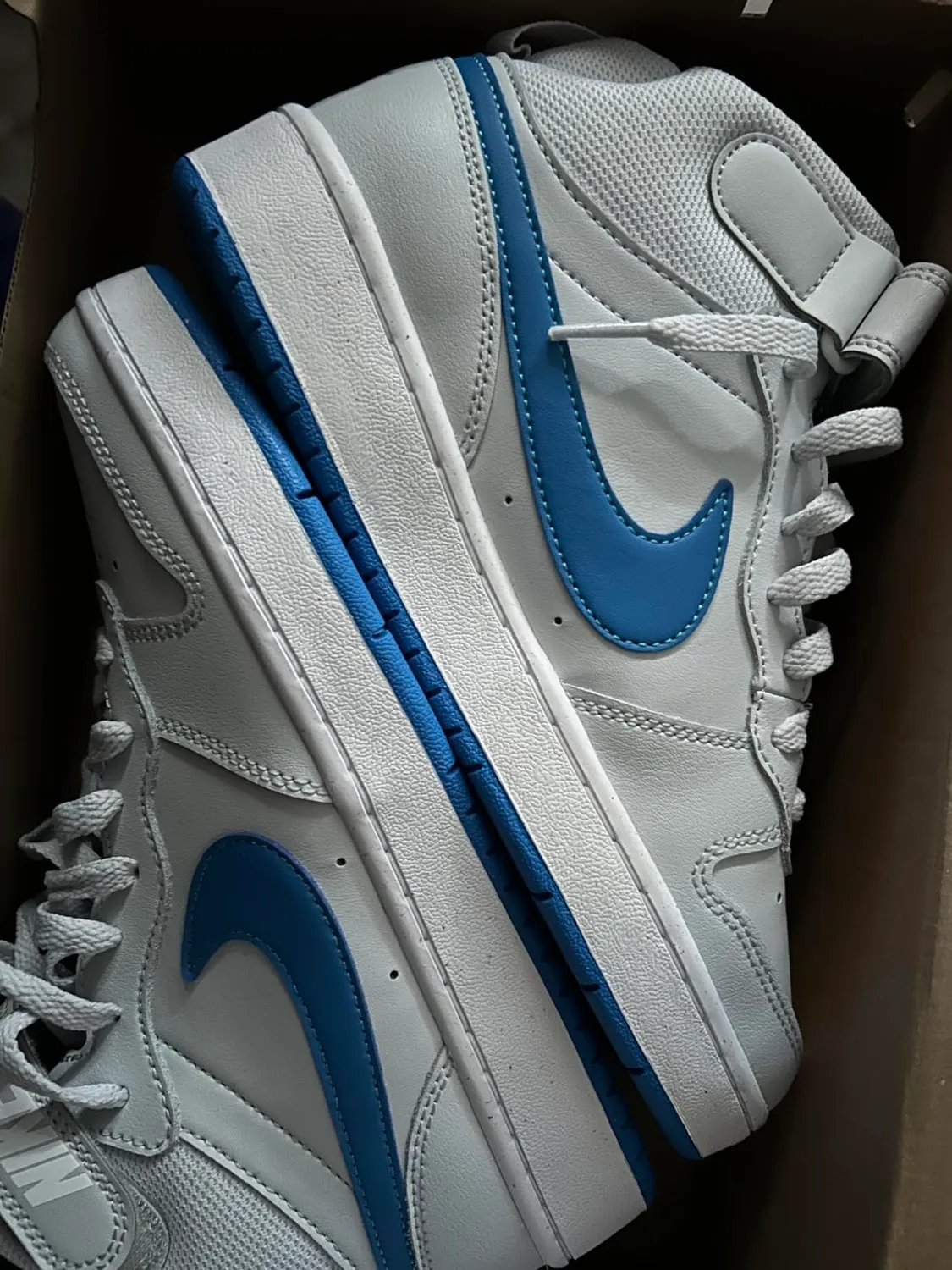 Nike Court Borough Mid 2 sneakers bimbo bianche 31.5