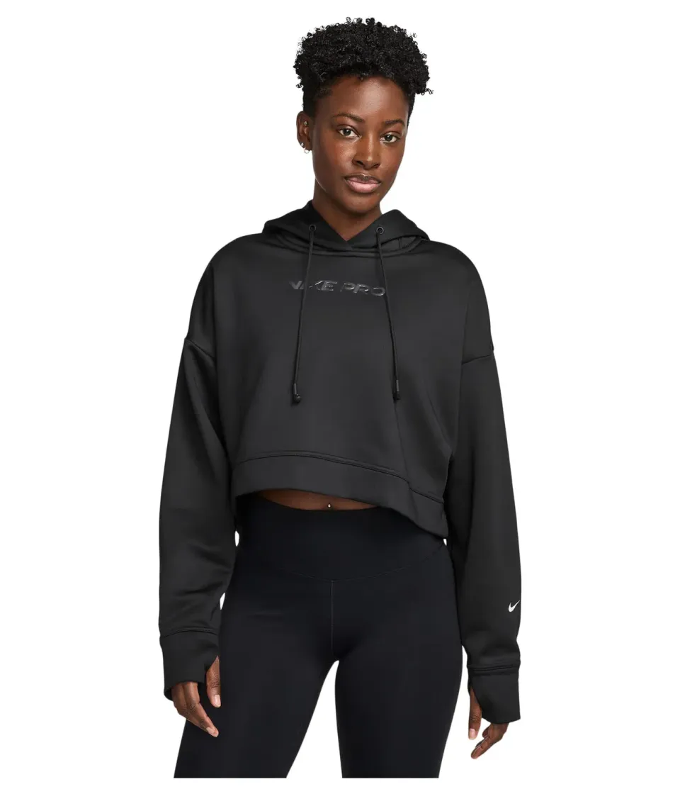 Nike Pro Therma-FIT felpa donna XS pile caldo