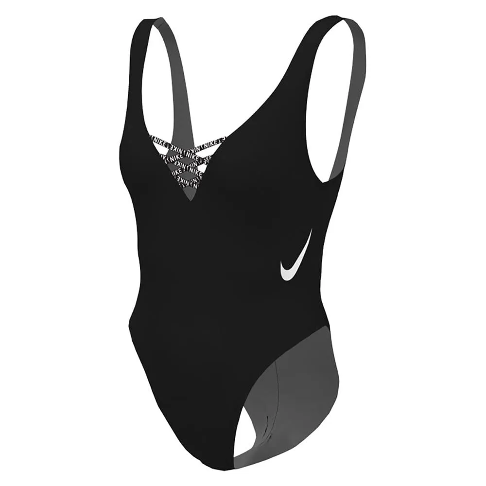 Nike Swim U-Back One Piece costume intero L rosso