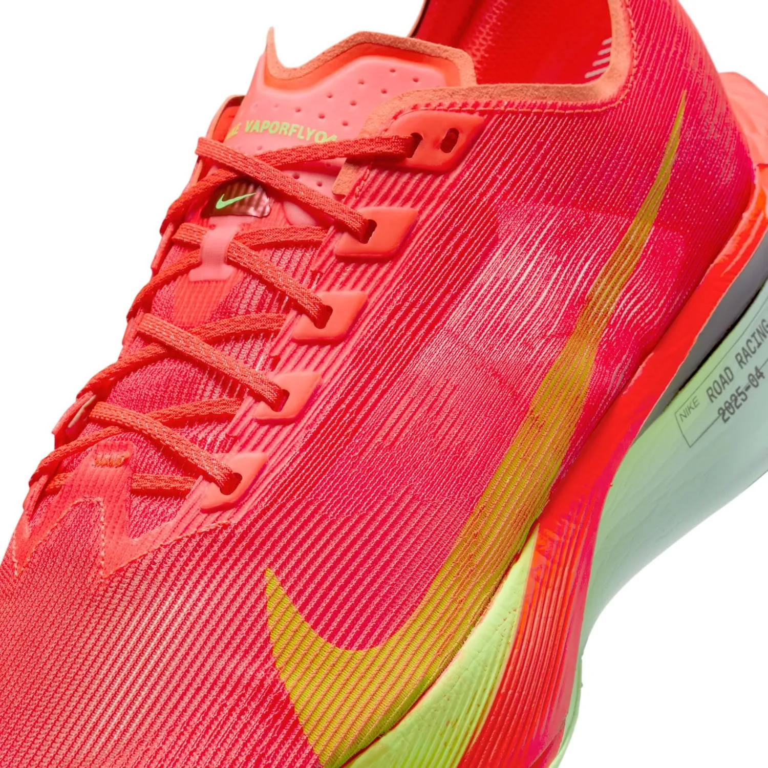 Nike Vaporfly 4 scarpe running Bright Crimson piastra carbonio