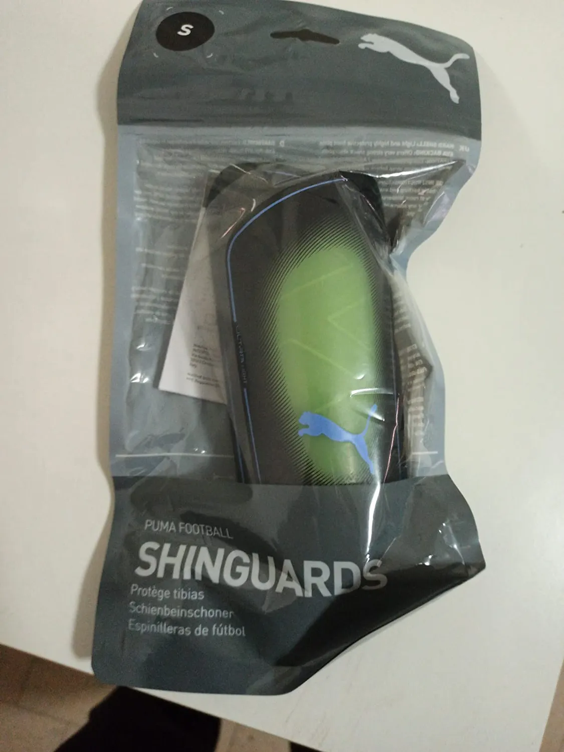 Puma Ultra Flex Sleeve parastinchi nero-argento TPU