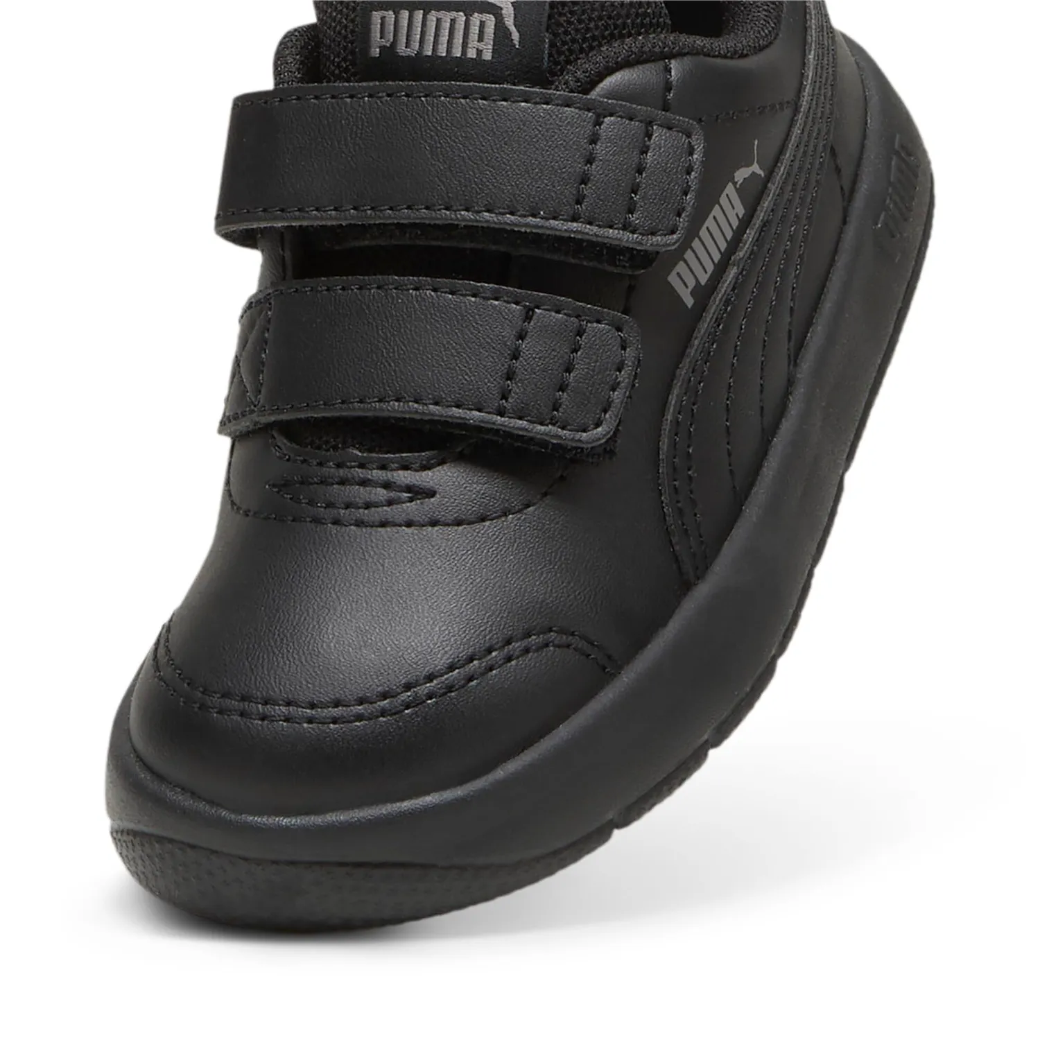 Puma Courtflex V3 V Inf sneakers bimbi nero cast iron