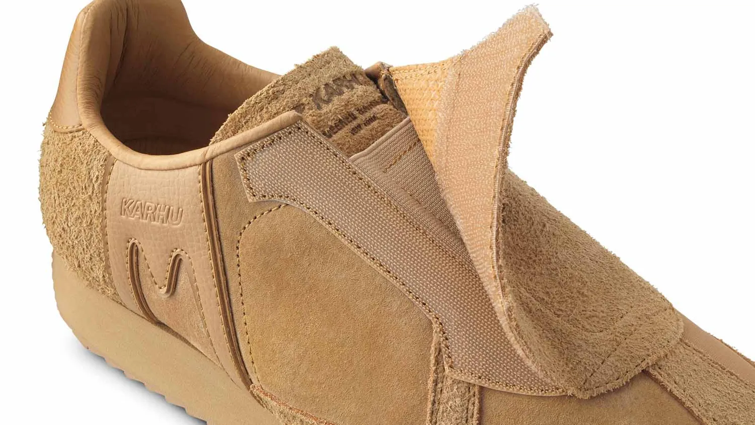 Karhu x Engineered Garments Mestari Slip-On Tobacco camoscio