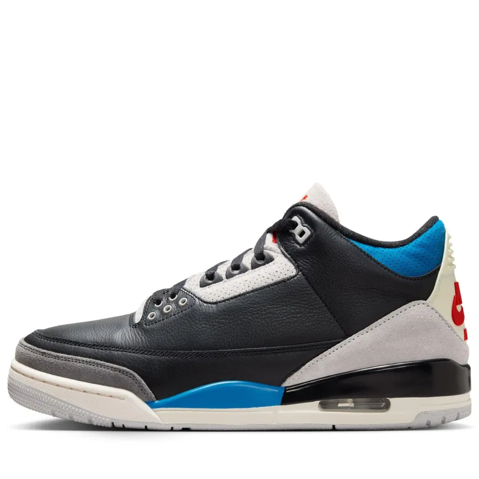 Nike Air Jordan 3 Retro OG sneakers nero rosso 42 EU