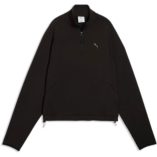 PUMA Pumatech Sense Half-Zip Felpa Unisex nera
