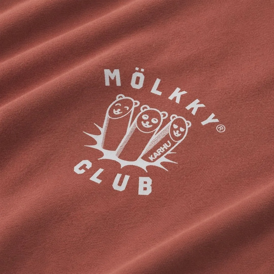 Karhu Mölkky Club t-shirt burnt brick cotone