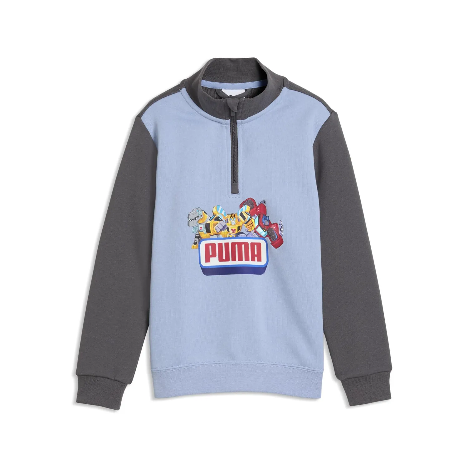Puma x Transformers Felpa Bambino Mezza Zip Nero