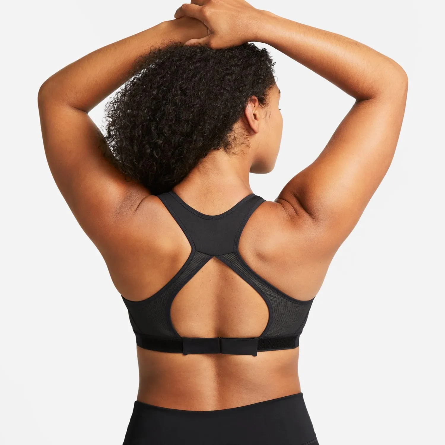 Nike Dri-Fit Swoosh HS reggiseno sportivo donna S/A nero