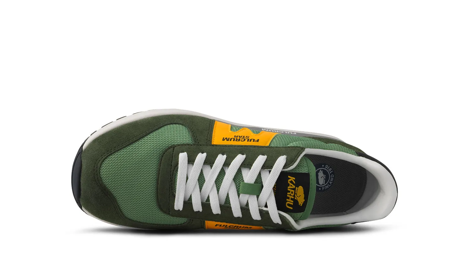 Karhu Fulcrum Star sneakers Thyme Saffron camoscio