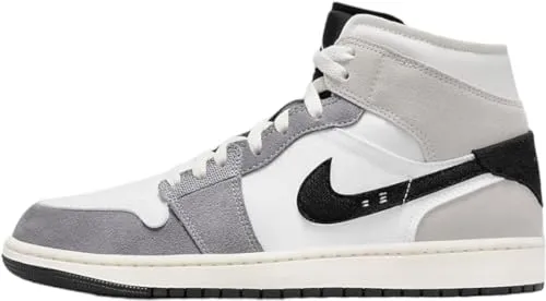 Jordan 1 Mid DQ8426 104 scarpe Cement Grey 46 EU pelle