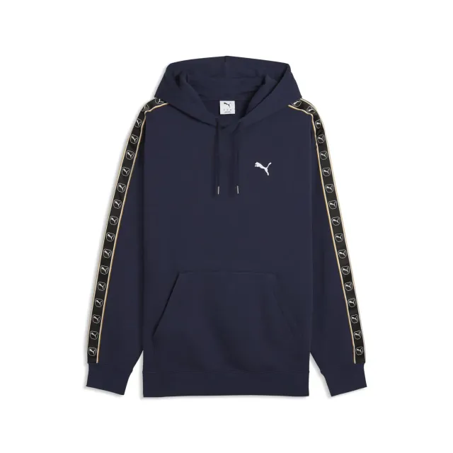 PUMA ESS Elevated Tape Relaxed felpa cappuccio uomo pile