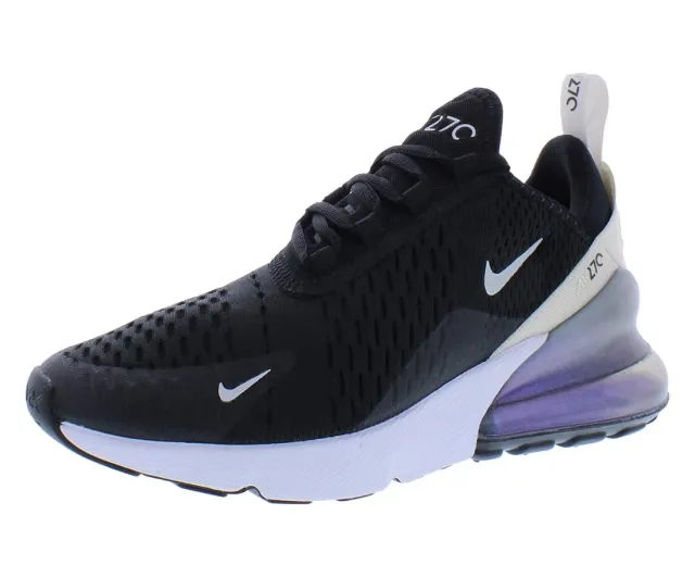 Nike Air Max 270 sneaker donna nero argento 38.5 EU