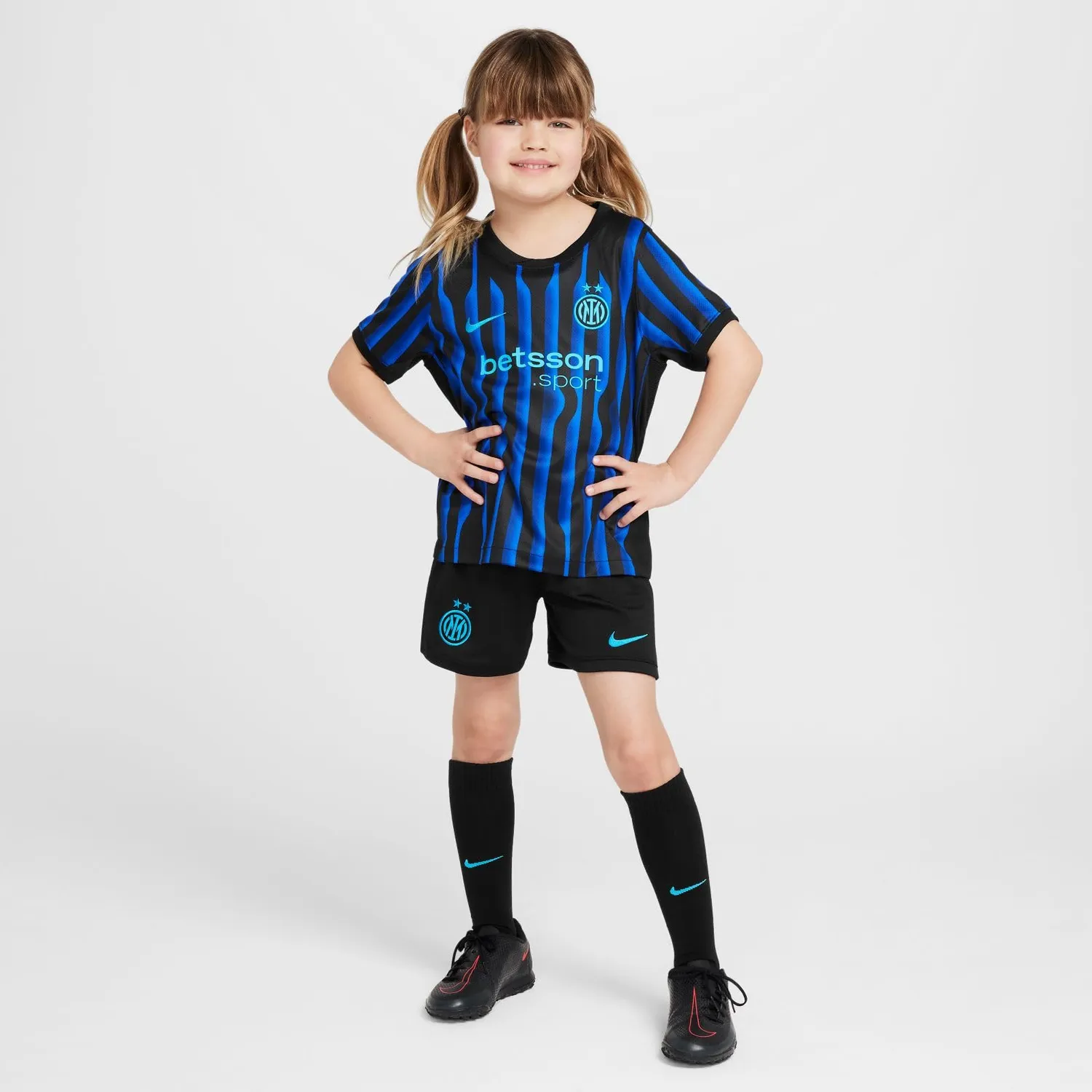 Nike Inter 2025/26 set maglia calcio bambini home