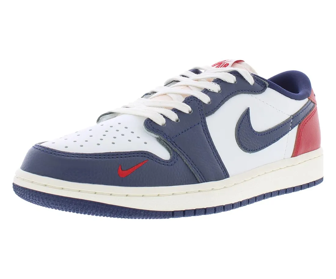 Nike Air Jordan 1 sneaker basse 44.5 EU bianche grigie