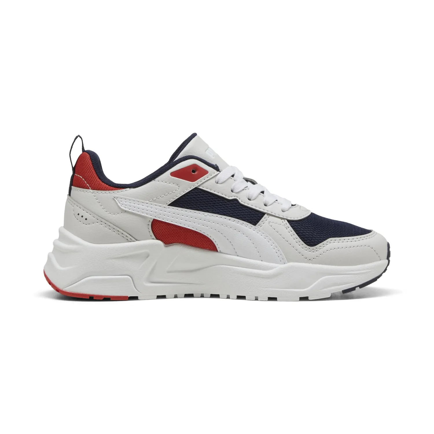 Puma Trinity 2 Lt Jr sneakers bambino navy bianco rosso