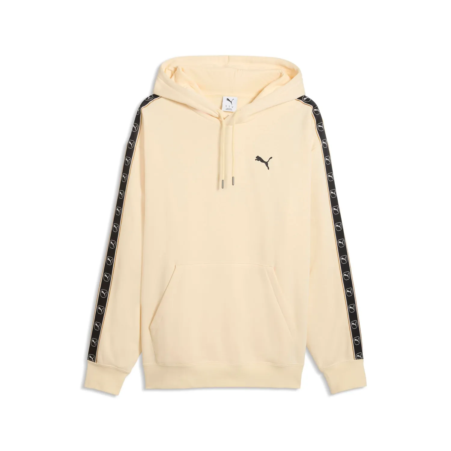 PUMA ESS Elevated Tape Relaxed felpa cappuccio uomo pile