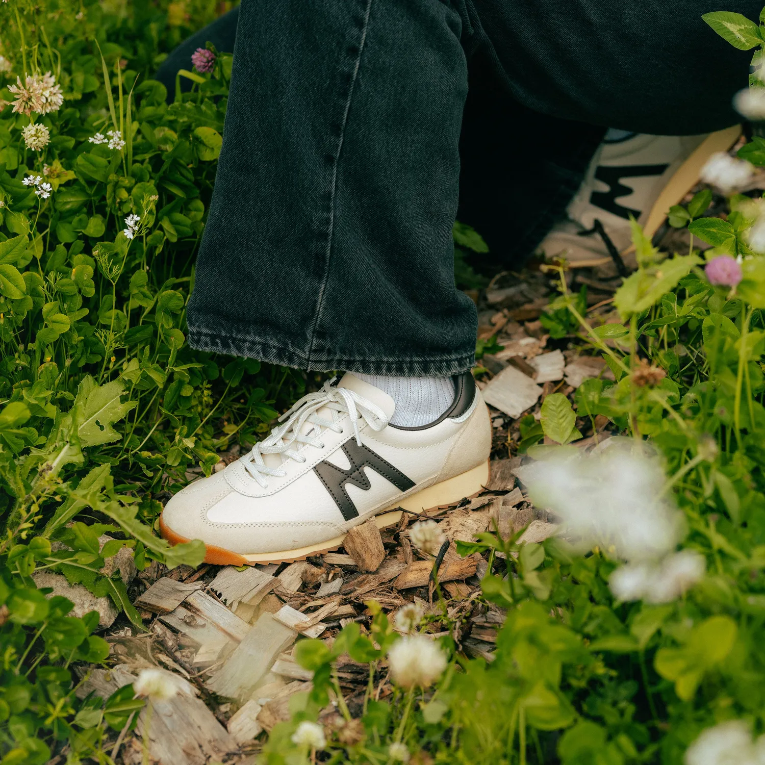 Karhu Mestari 76 sneakers Gravel Chocolate pelle